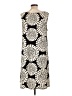 Merona Print Ivory Casual Dress Size L - photo 2