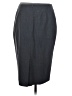 Theory Solid Gray Wool Skirt Size 4 - photo 2