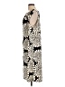 Merona Print Ivory Casual Dress Size L - photo 5