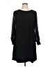 MSK Solid Black Casual Dress Size 1X - photo 1