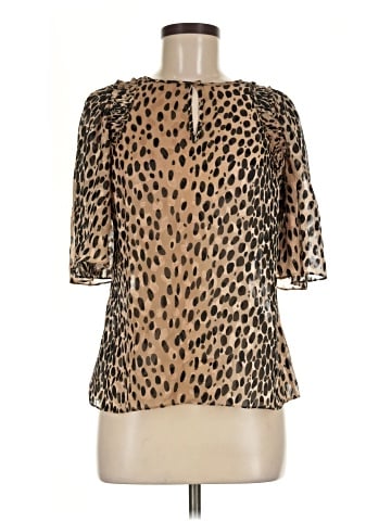 Rebecca Taylor 3/4 Sleeve Silk Top (view 1)