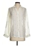 Kirra 100% Polyester Stars Ivory Long Sleeve Blouse Size S - photo 1
