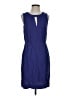 J.Crew 100% Viscose Solid Blue Cocktail Dress Size S - photo 1