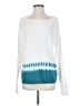 Vince. 100% Cotton Tie-dye White Pullover Sweater Size S - photo 1