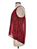 Annabelle 100% Polyester Red Sleeveless Blouse Size S - photo 5