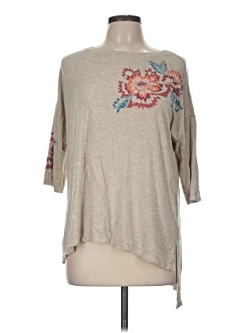 Democracy 3/4 Sleeve Top (view 1)