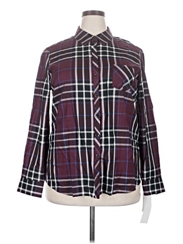 Foxcroft Long Sleeve Button-Down Shirt (view 1)