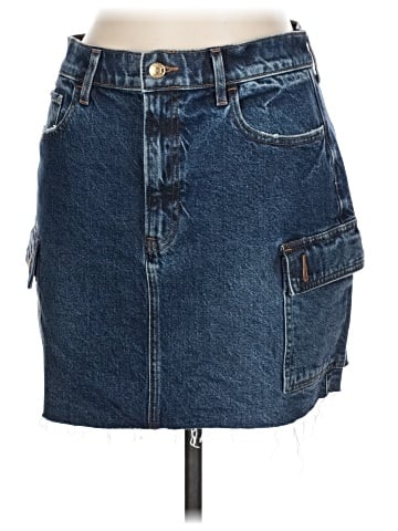 Express Denim Skirt (view 1)