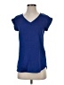 Express 100% Polyester Blue Short Sleeve Top Size XS - photo 1