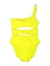 Aerie Solid Yellow One Piece Swimsuit Size M - photo 1