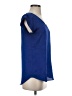 Express 100% Polyester Blue Short Sleeve Top Size XS - photo 4
