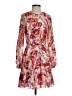 Parker 100% Silk Paisley Red Casual Dress Size S - photo 1