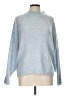 Ichi Solid Blue Turtleneck Sweater Size L - photo 1