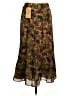 Requirements 100% Polyester Camo Brown Casual Skirt Size S - photo 2