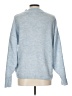 Ichi Solid Blue Turtleneck Sweater Size L - photo 2