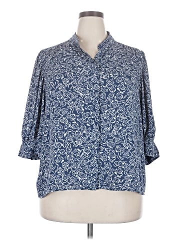 CeCe 3/4 Sleeve Blouse (view 1)