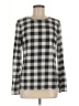 Talbots Checkered-gingham Black Pullover Sweater Size M - photo 1