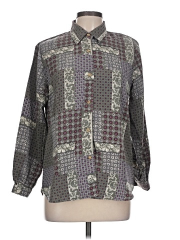 Unbranded Long Sleeve Button-Down Shirt (view 1)