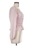 Shinestar 100% Polyester Pink Long Sleeve Blouse Size M - photo 4