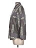 Unbranded Tweed Gray Long Sleeve Button-Down Shirt Size 11 - photo 5