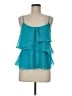 Sofia by Sofia Vergara 100% Polyester Teal Sleeveless Blouse Size M - photo 1