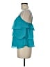 Sofia by Sofia Vergara 100% Polyester Teal Sleeveless Blouse Size M - photo 5
