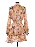 Beulah Style 100% Polyester Paisley Orange Cocktail Dress Size S - photo 2
