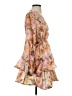 Beulah Style 100% Polyester Paisley Orange Cocktail Dress Size S - photo 4