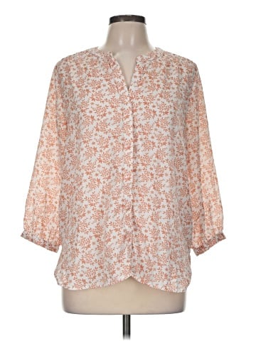 Jachs Girlfriend 3/4 Sleeve Blouse (view 1)