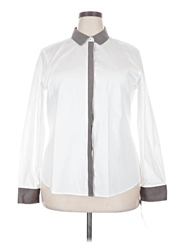 Foxcroft Long Sleeve Blouse (view 1)