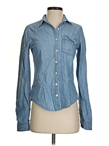 Abercrombie & Fitch Long Sleeve Button-Down Shirt (view 1)