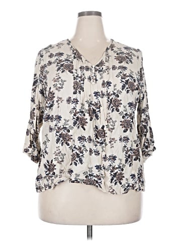 Fun2Fun 3/4 Sleeve Blouse (view 1)