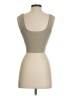 Glassons 100% Nylon Tan Sleeveless Top Size S - photo 2