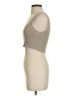 Glassons 100% Nylon Tan Sleeveless Top Size S - photo 5