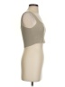 Glassons 100% Nylon Tan Sleeveless Top Size S - photo 4