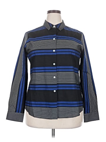 Foxcroft Long Sleeve Button-Down Shirt (view 1)