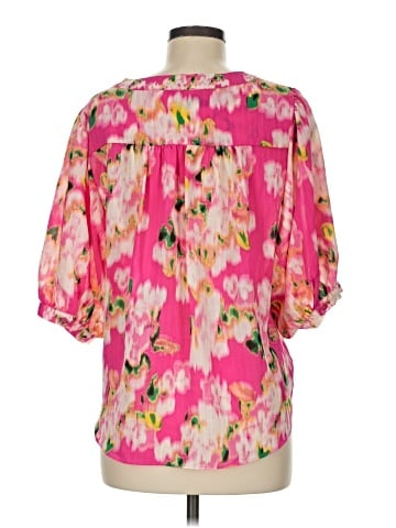 Rose + Olive 3/4 Sleeve Blouse (view 2)