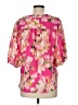Rose + Olive Pink 3/4 Sleeve Blouse Size M - photo 2