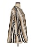 Serengeti Stripes Tan 3/4 Sleeve Blouse Size 1X - photo 4