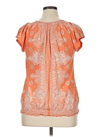 SONOMA life + style Short Sleeve Blouse (view 2)