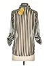 Wet Seal 100% Polyester Stripes Ivory 3/4 Sleeve Blouse Size XS - photo 2