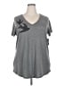 Torrid Gray Short Sleeve T-Shirt Size 2X Plus (2) - photo 1