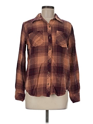Natural Reflections Long Sleeve Button-Down Shirt (view 1)