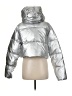 Fabletics Metallic Silver Snow Jacket Size M - photo 2