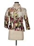 Christopher & Banks Print Ivory 3/4 Sleeve Blouse Size M - photo 1
