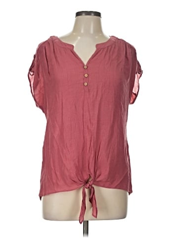 Perseption Concept Short Sleeve Henley (view 1)