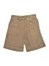 Wrap 100% Linen Brown Khaki Shorts Size UK 8 / US 4 - photo 1