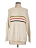 Sonoma Goods for Life Color Block Ivory Pullover Sweater Size L - photo 1