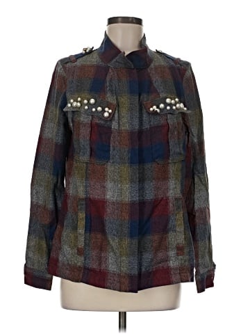 CAbi Long Sleeve Button-Down Shirt (view 1)