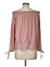 Moa Moa 100% Polyester Pink 3/4 Sleeve Blouse Size L - photo 2